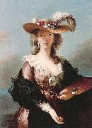 Elisabeth Louise Viegg-Le Brun Self portrait in a Straw Hat, china oil painting reproduction